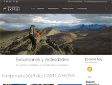 Tablet Screenshot of patagoniaexpress.com